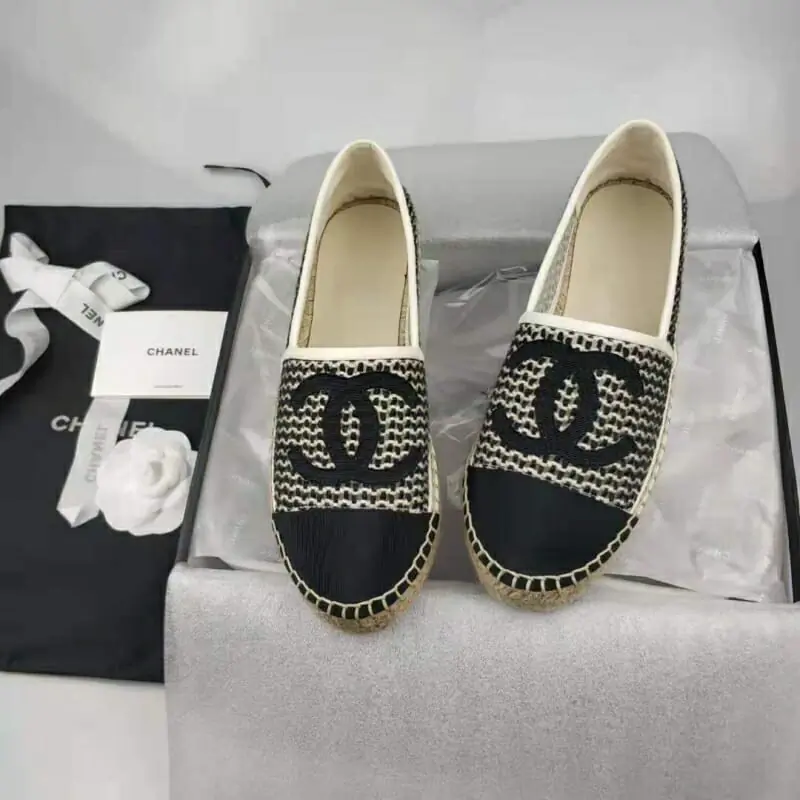 chanel flat chaussures pour femme s_12322a11